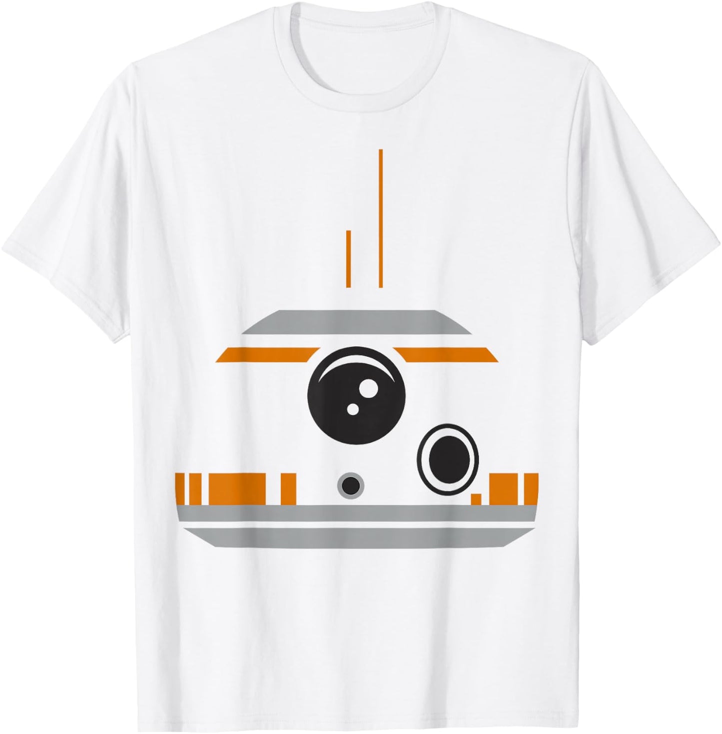 Star Wars The Force Awakens BB-8 Big Face Costume Halloween T-Shirt - T-Shirt | White