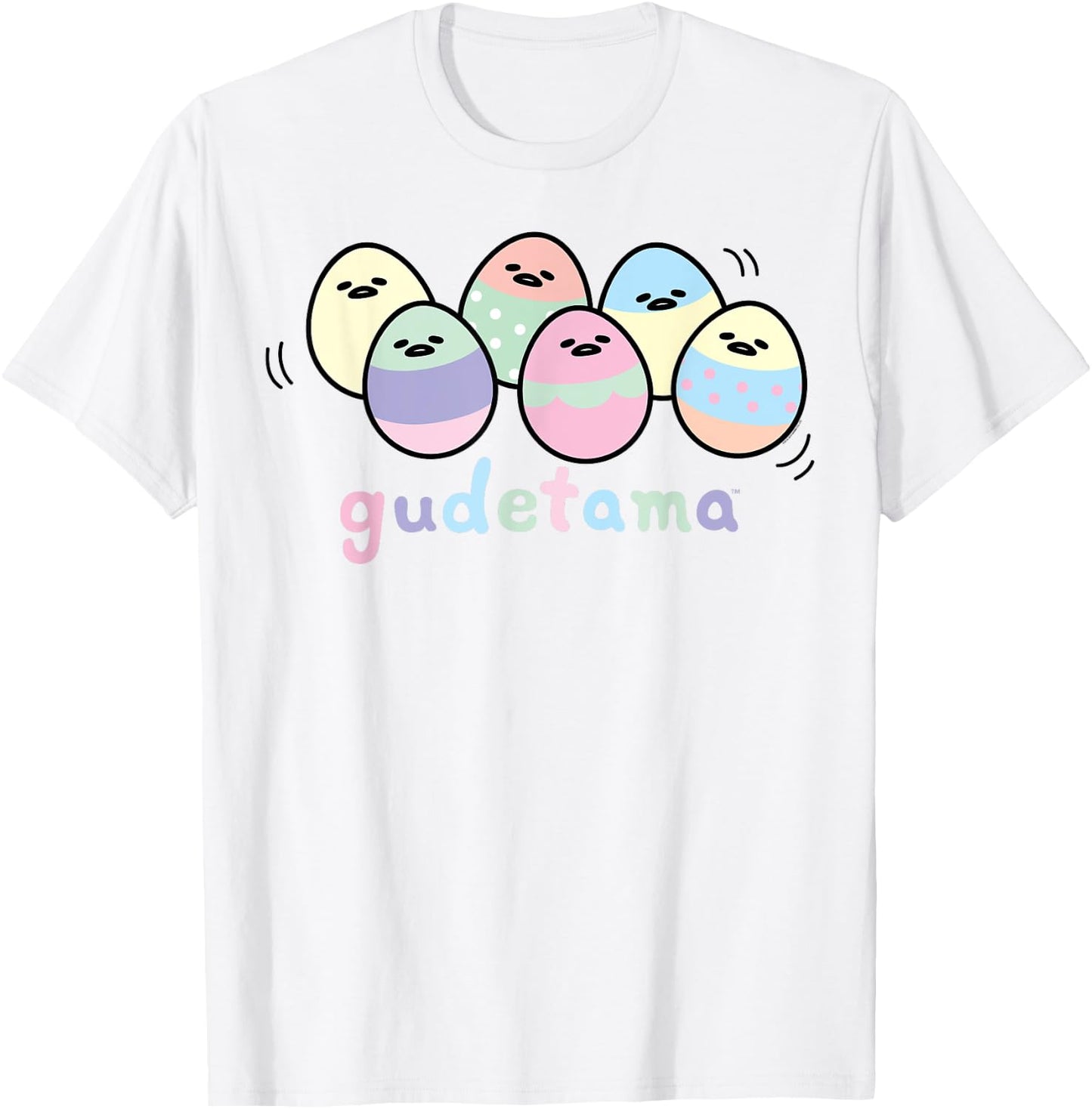 Gudetama Decorated Easter Egg Shirt T-Shirt - T-Shirt | White