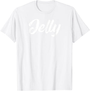 Jelly Peanut Shirt Couples Twins Matching Halloween Costume T-Shirt - T-Shirt | White