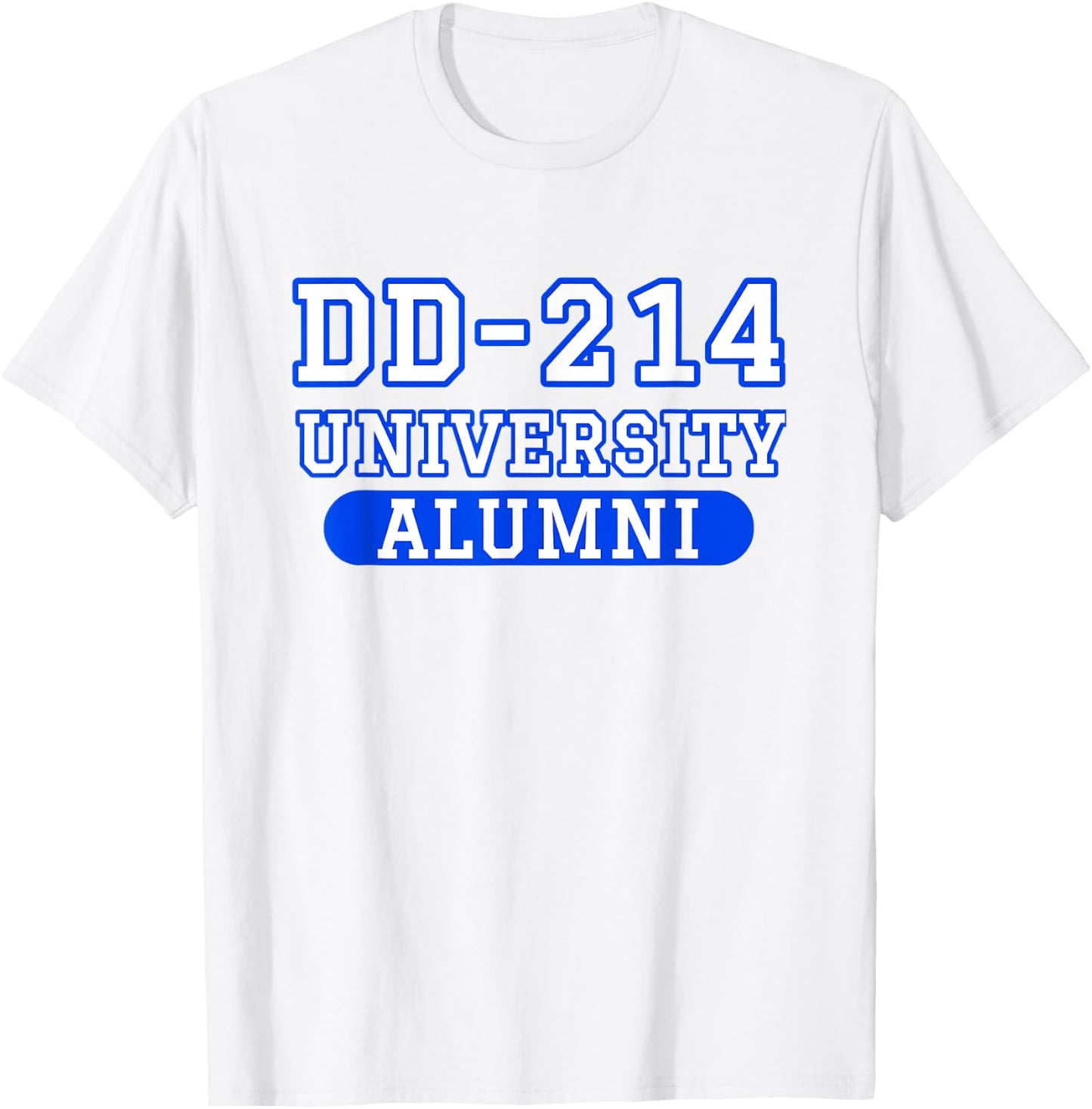 Patriotic DD-214 Alumni T-Shirt - T-Shirt | White