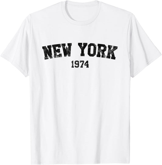 Vintage New York 1974 T-Shirt - T-Shirt | White