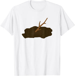 Grumpy Stick in the mud Funny T-Shirt - T-Shirt | White