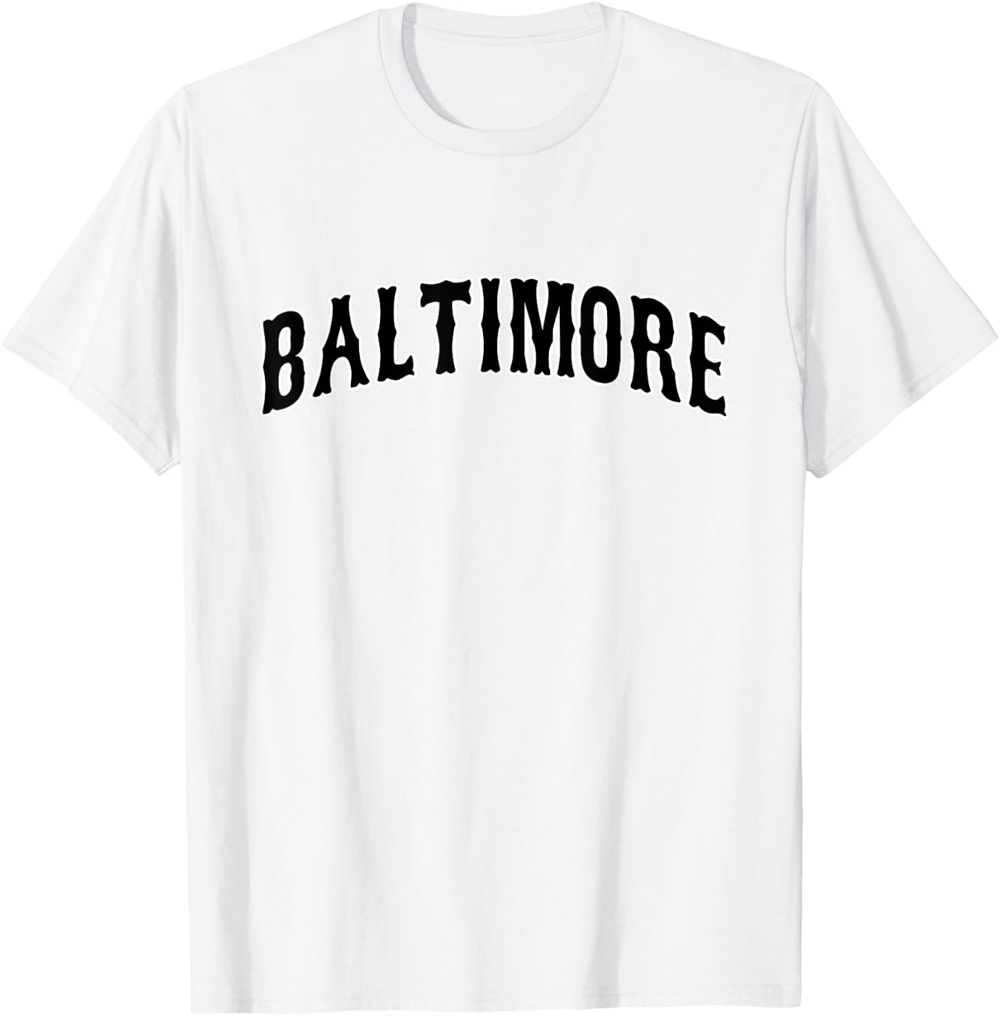 Baltimore - Throwback Design - Classic T-Shirt - T-Shirt | White