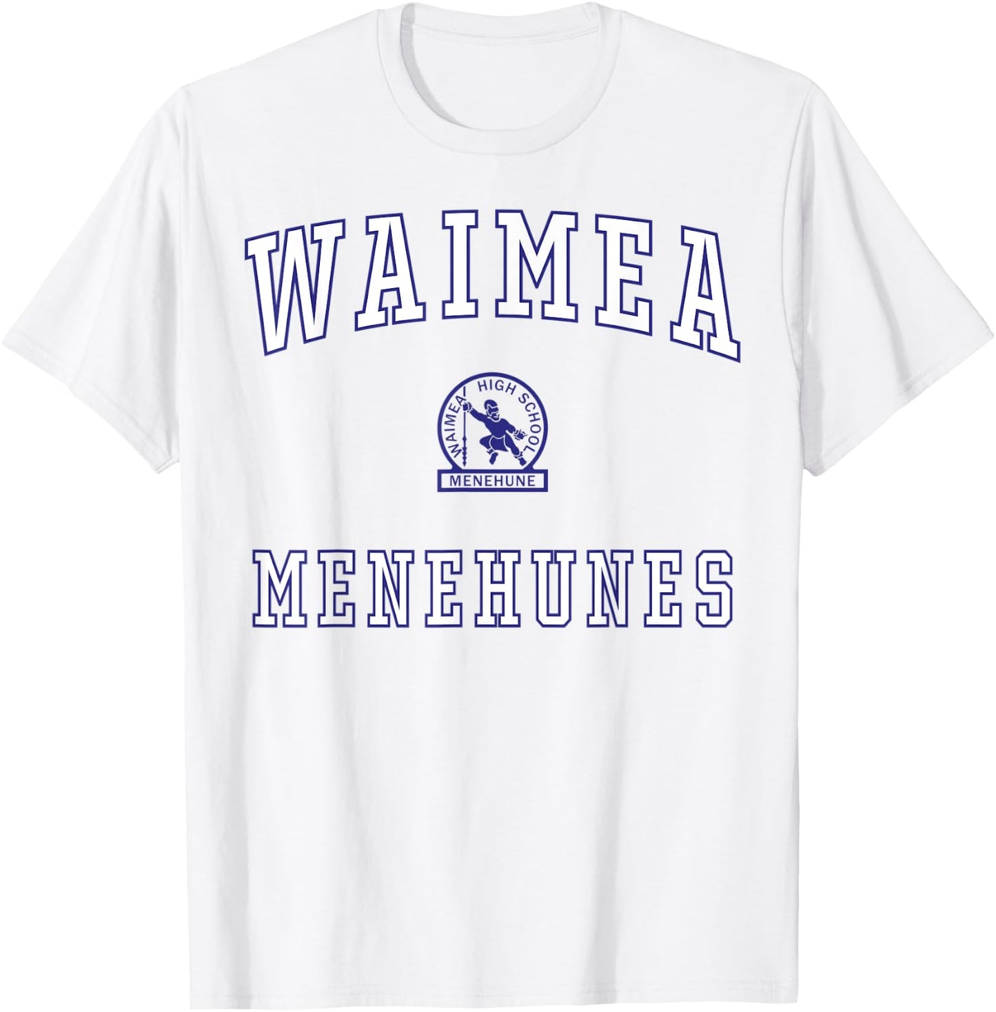 Waimea High School Menehunes T-Shirt - T-Shirt | White