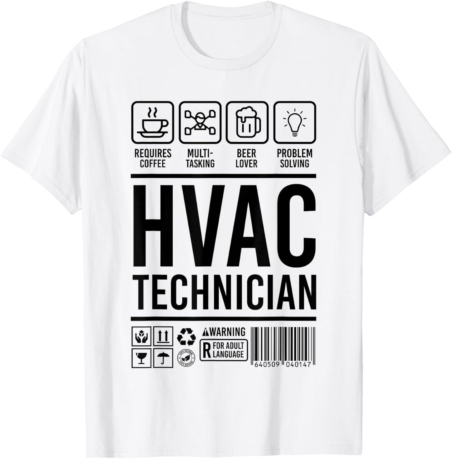 HVAC Technician Shirt | Cute Maintenance HVAC Gift T-Shirt - T-Shirt | White