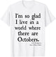 Glad For October Anne of Green Gables Fall Quote Shirt T-Shirt - T-Shirt | White