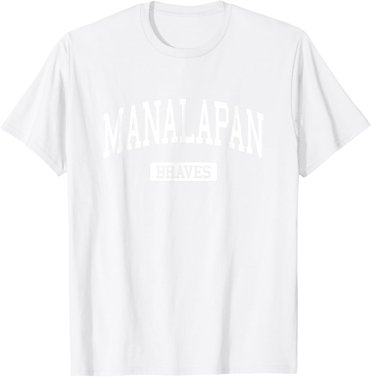 Manalapan High School HS Englishtown NJ Varsity Sports T-Shirt - T-Shirt | White
