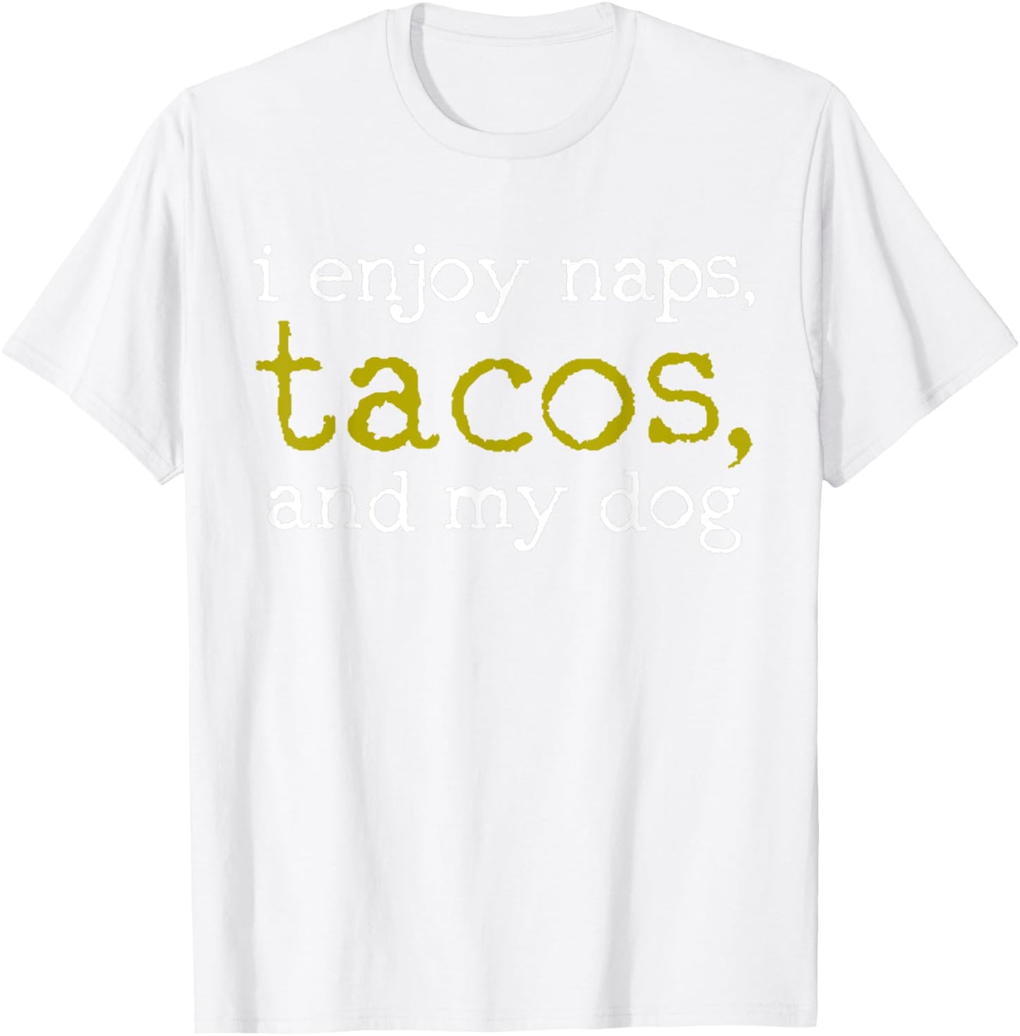 Taco Mexican Food Taco Nap Dog Lover Gift Women Kids T-Shirt - T-Shirt | White