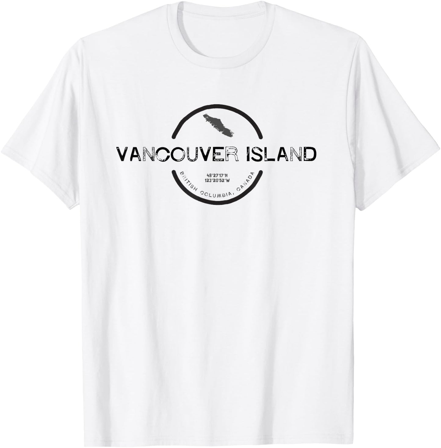 Vancouver Island Canada Graphic T T-Shirt - T-Shirt | White