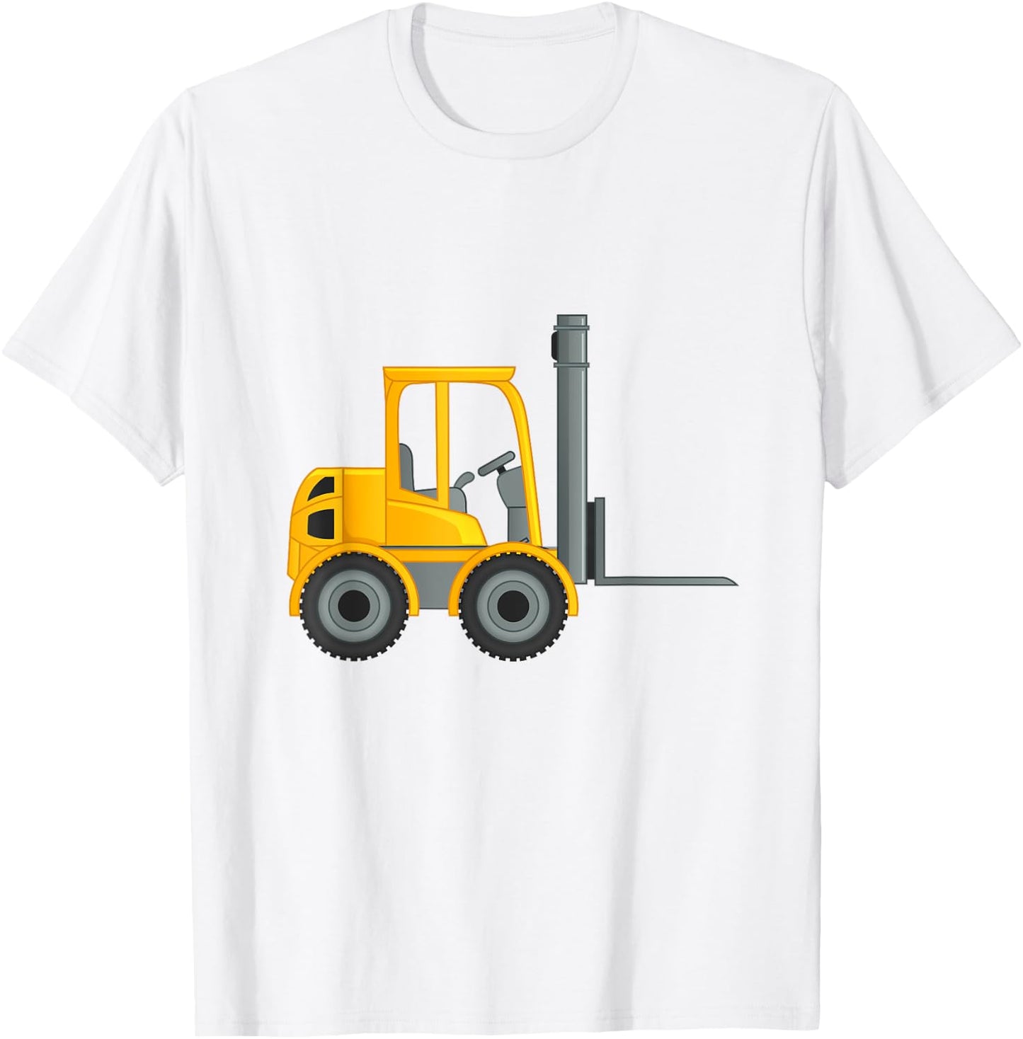 Forklift for Kids Lift Truck T-Shirt - T-Shirt | White