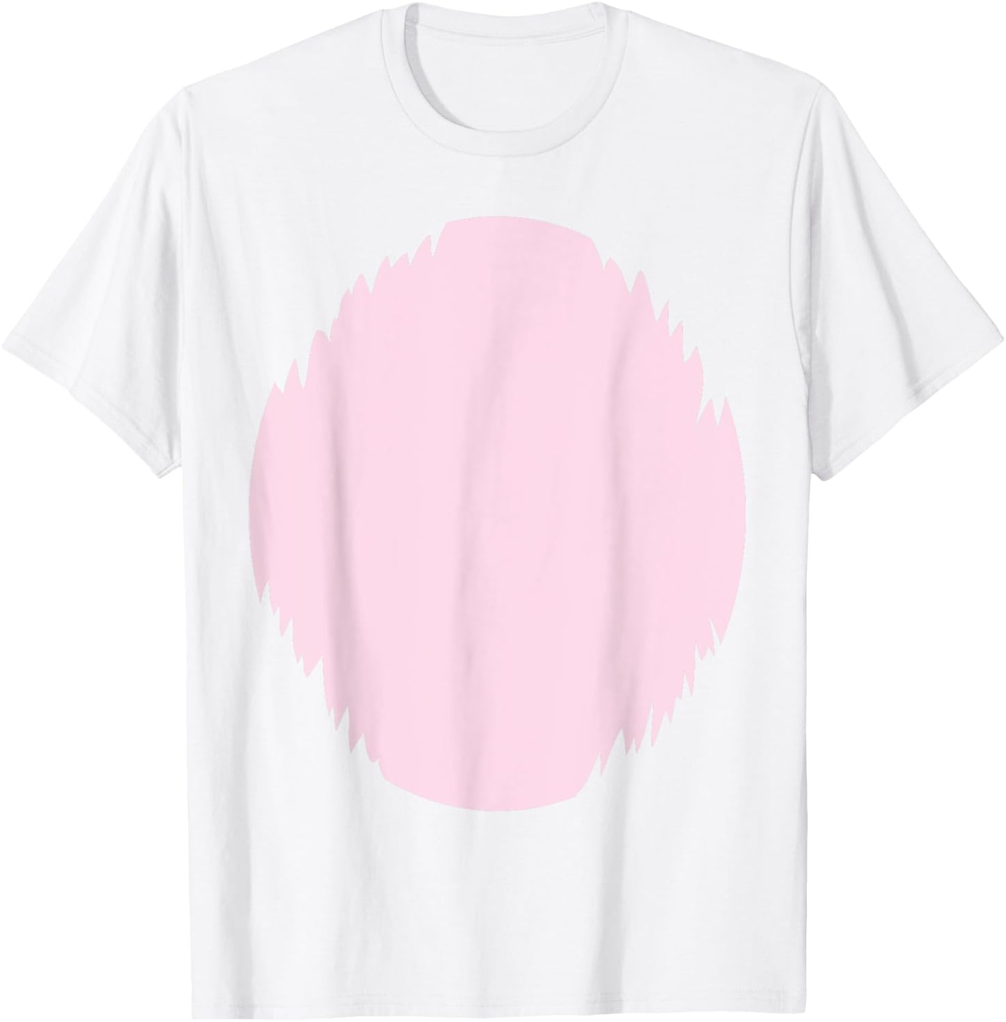 Cute Easter Bunny Costume Pink White Belly Dress Up Shirt T-Shirt - T-Shirt | White
