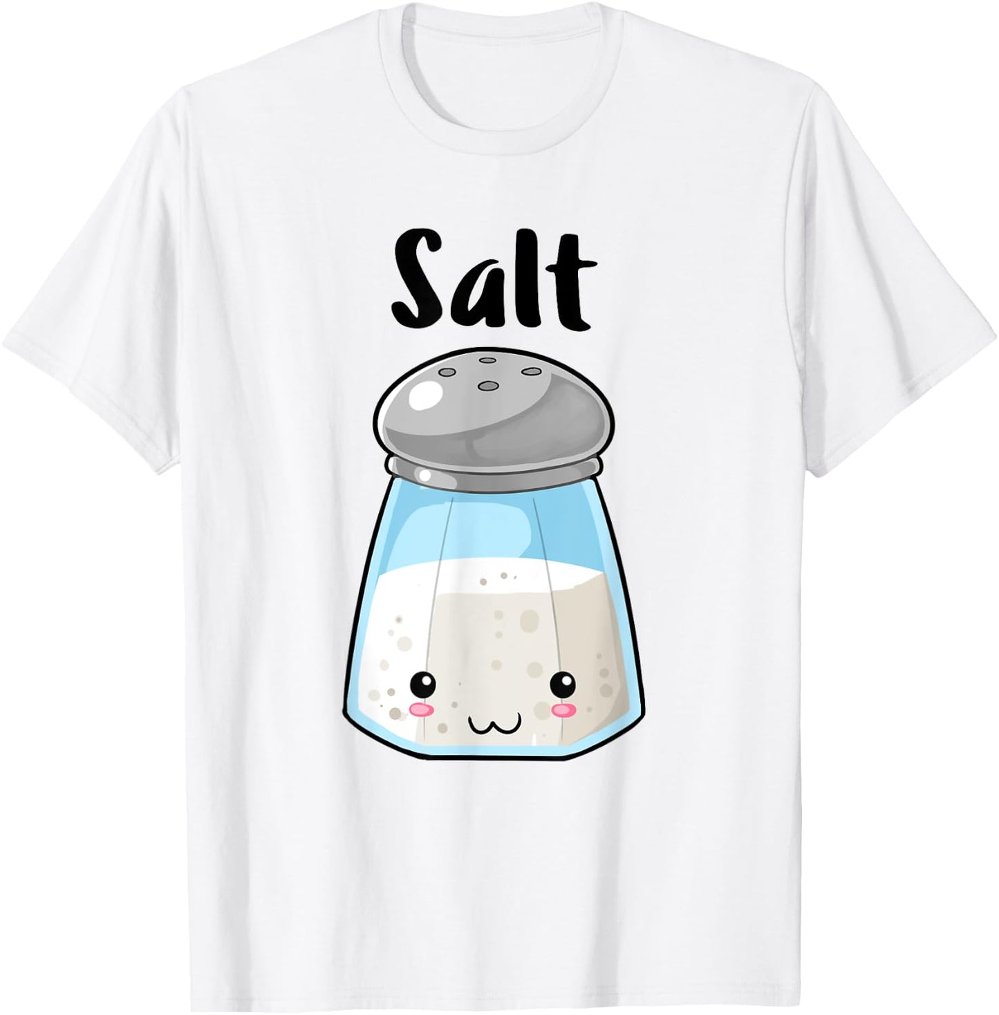Kawaii Salt Pepper Halloween Costume Best Friend T-Shirt - T-Shirt | White