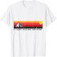I Love Peeing Outside Funny Outdoor Camper Camping Retro T-Shirt - T-Shirt | White
