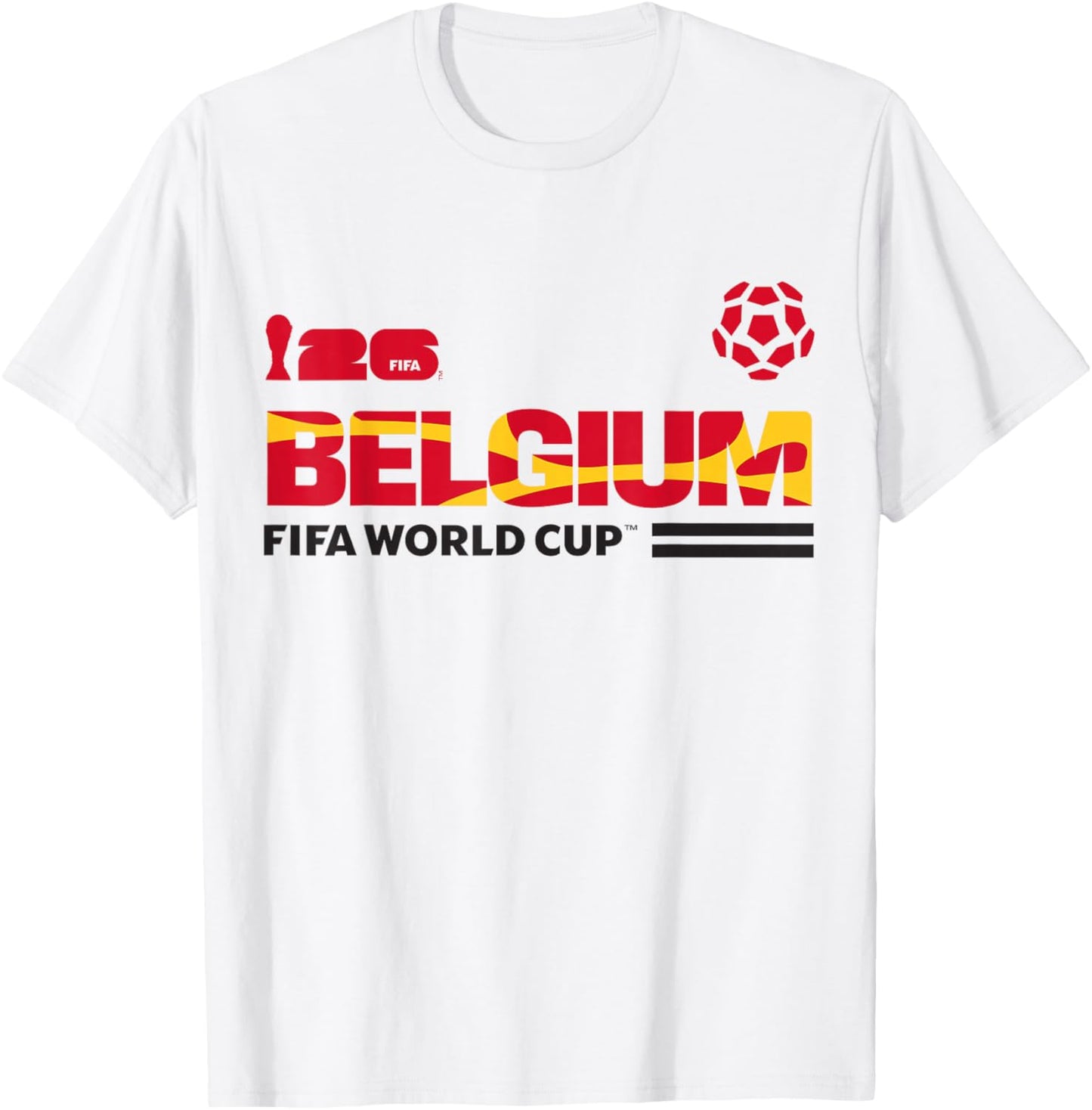 FIFA World CUP26 Qualifier Belgium T-Shirt - T-Shirt | White