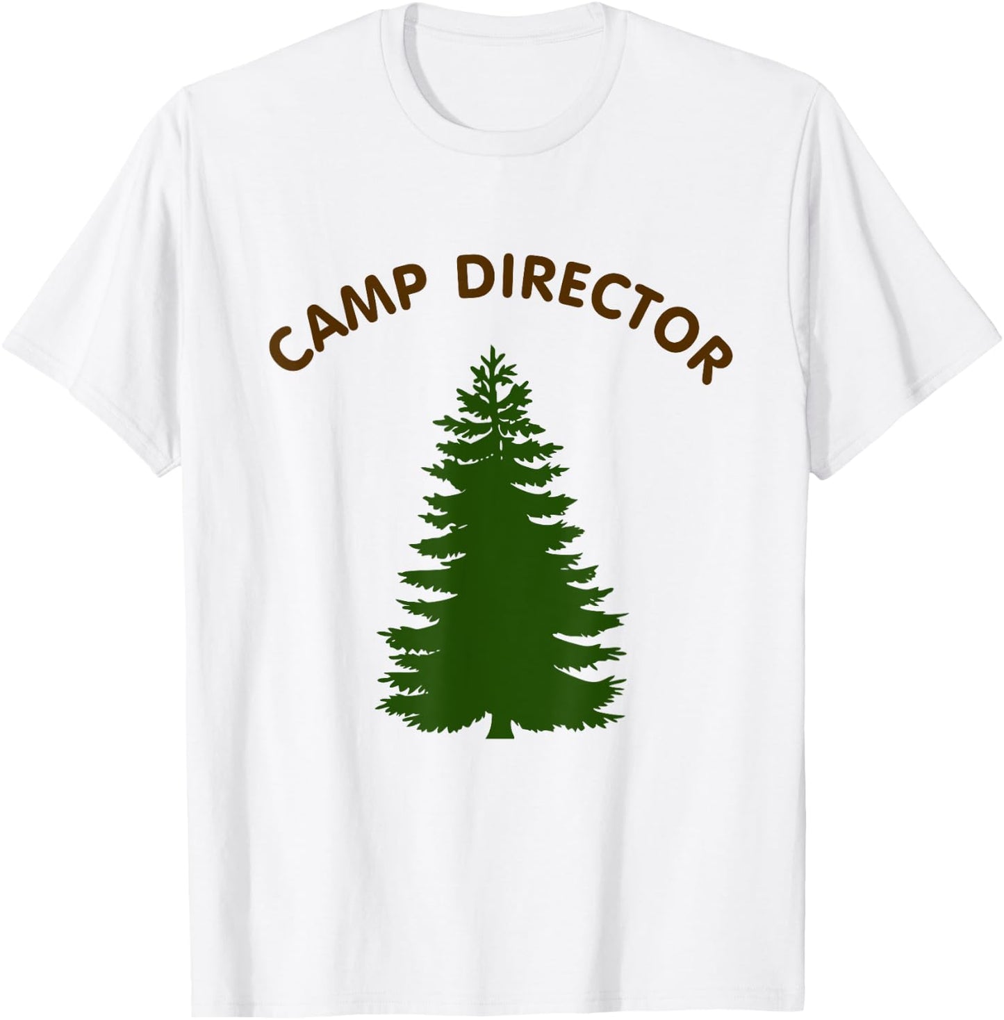 Camp Director Counselor Summer Pine Tree Gift T-Shirt - T-Shirt | White