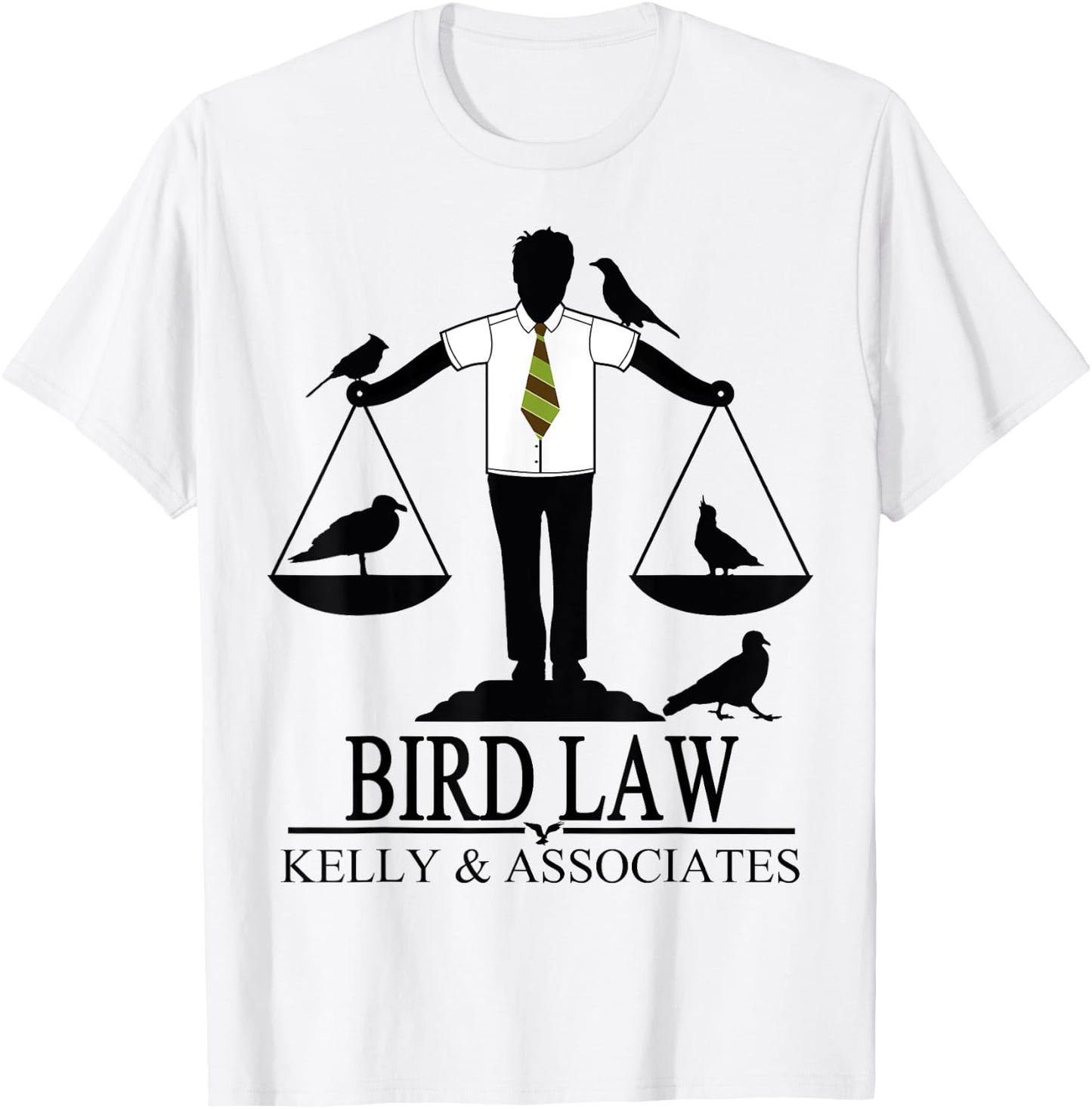Bird Law Meme - Funny Parody for Bird & Law Enthusiasts T-Shirt - T-Shirt | White
