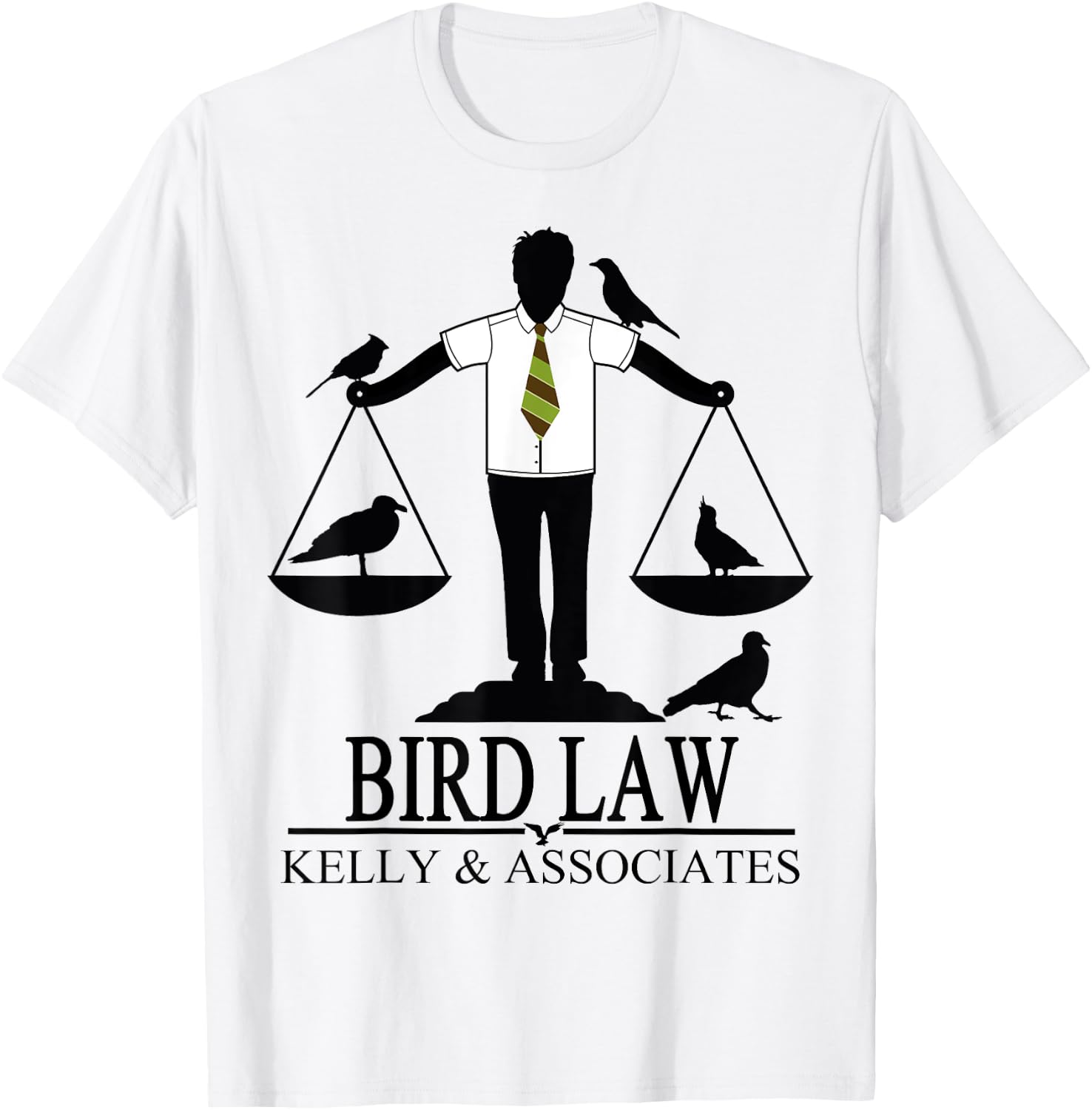 Bird Law Meme - Funny Parody for Bird & Law Enthusiasts T-Shirt - T-Shirt | White