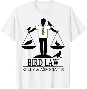Bird Law Meme - Funny Parody for Bird & Law Enthusiasts T-Shirt - T-Shirt | White