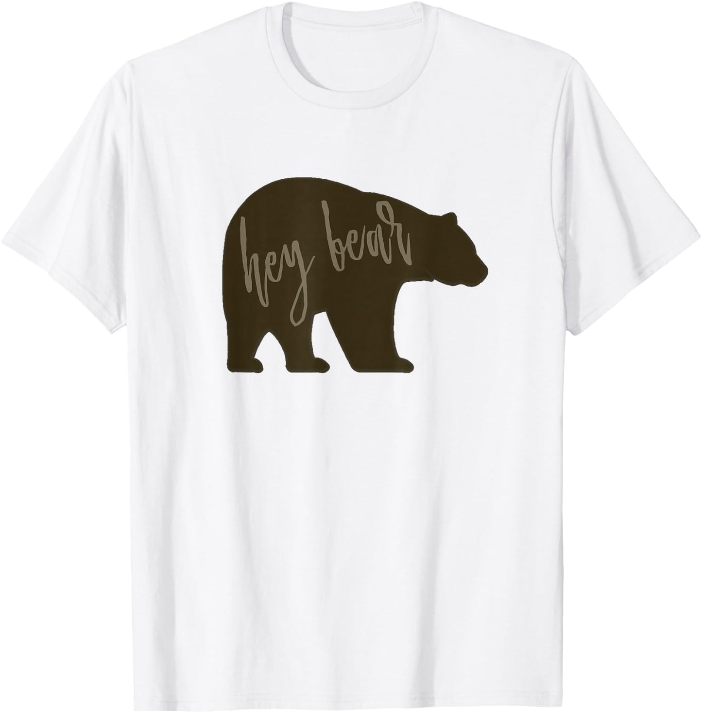 Hey Bear Shirt T-Shirt - T-Shirt | White