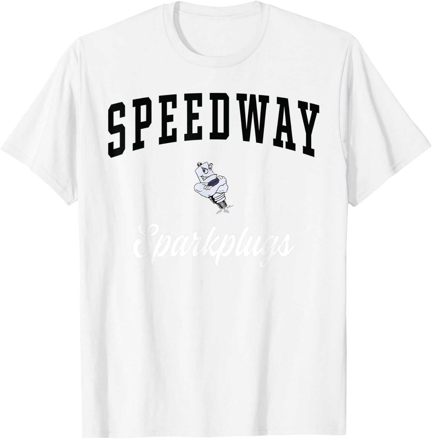 Speedway High School Sparkplugs T-Shirt - T-Shirt | White