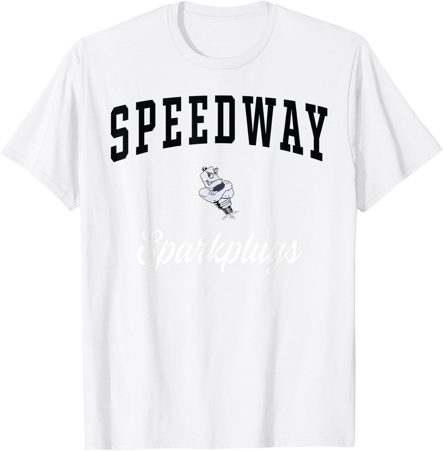 Speedway High School Sparkplugs T-Shirt - T-Shirt | White