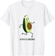Avocardio - Running Avocado Men Women T Shirt T-Shirt - T-Shirt | White