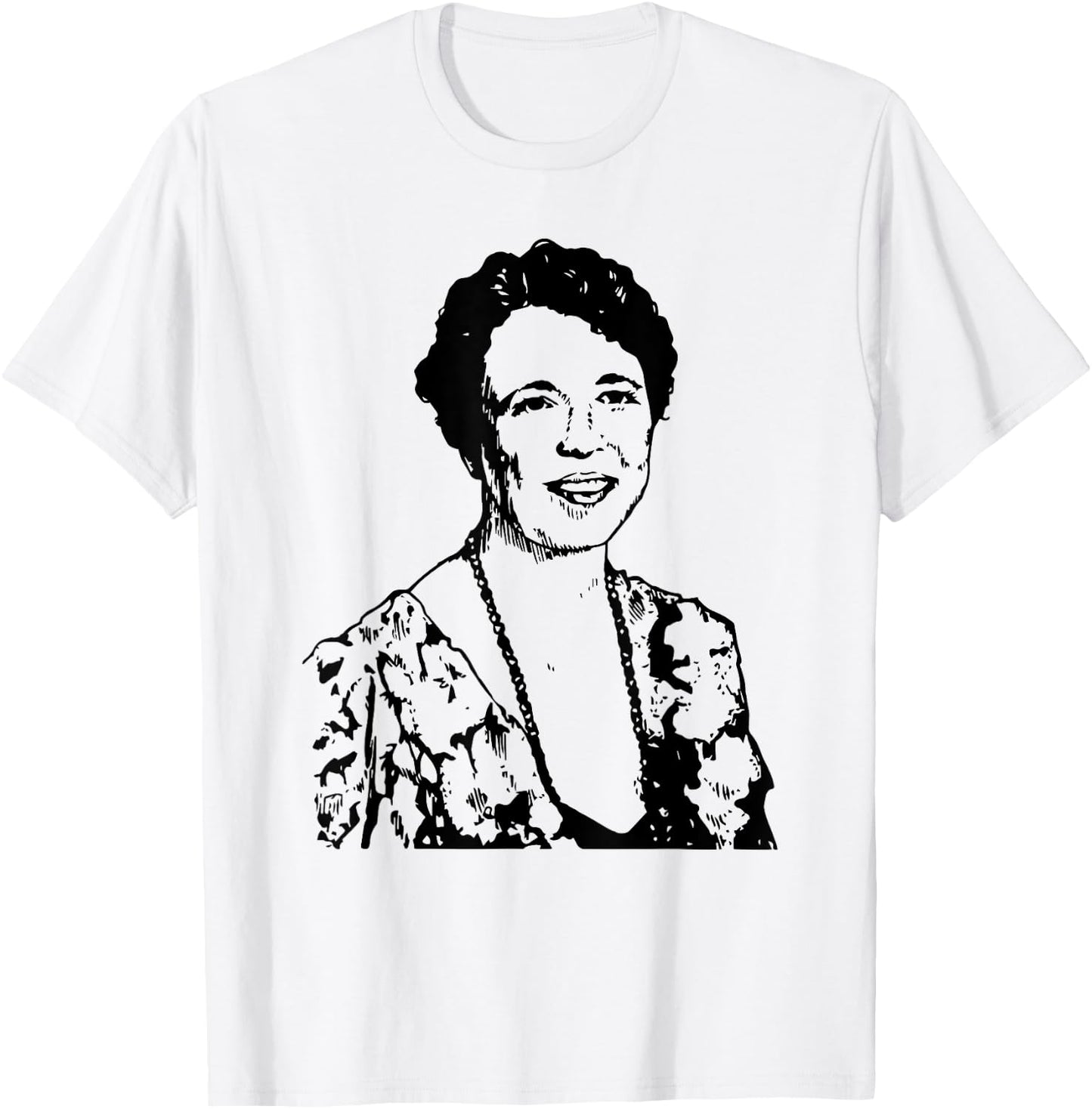 Eleanor Roosevelt Portrait Gift T-Shirt - T-Shirt | White