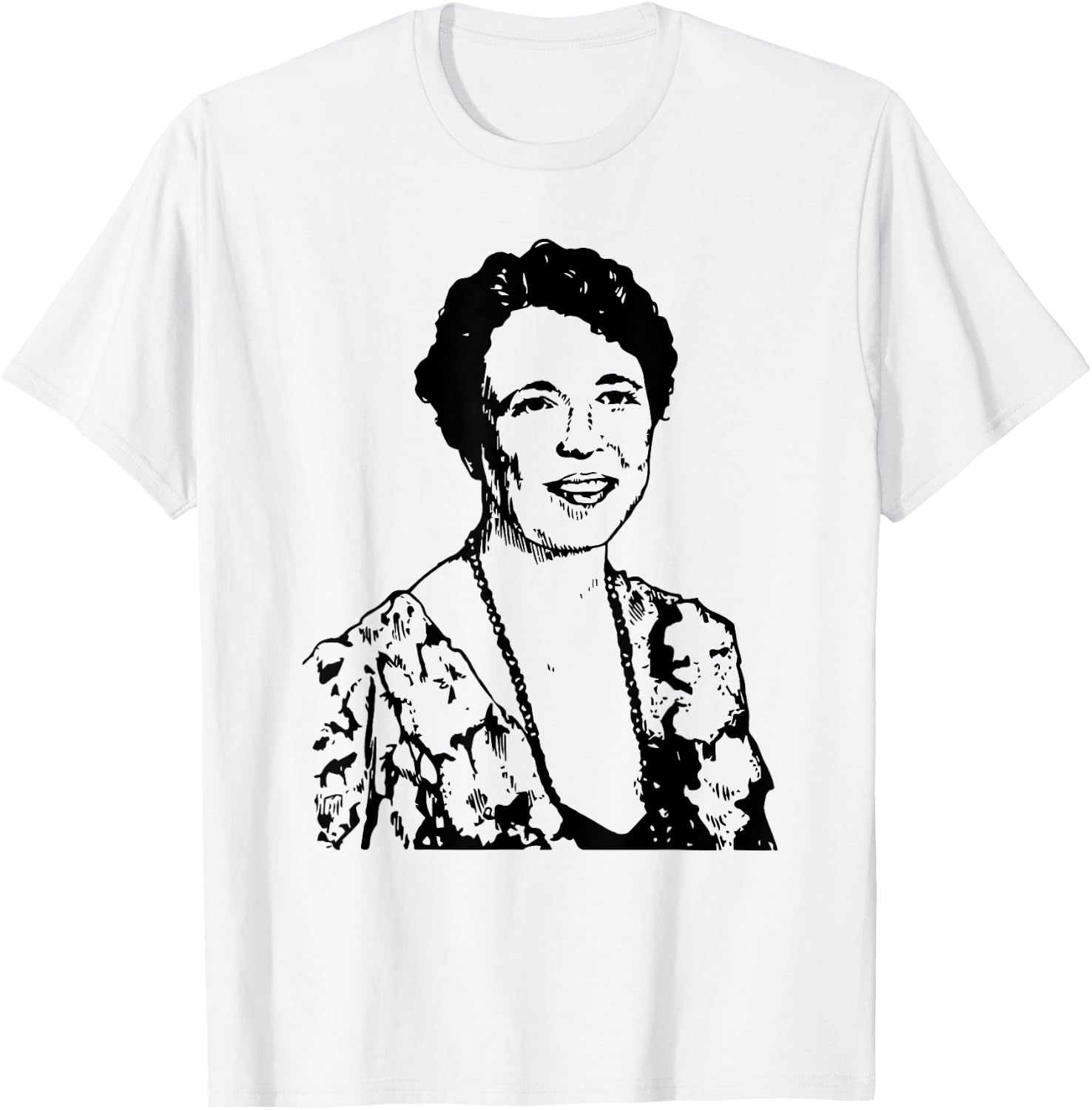 Eleanor Roosevelt Portrait Gift T-Shirt - T-Shirt | White
