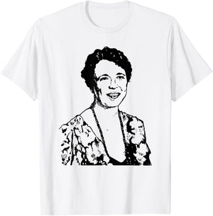 Eleanor Roosevelt Portrait Gift T-Shirt - T-Shirt | White