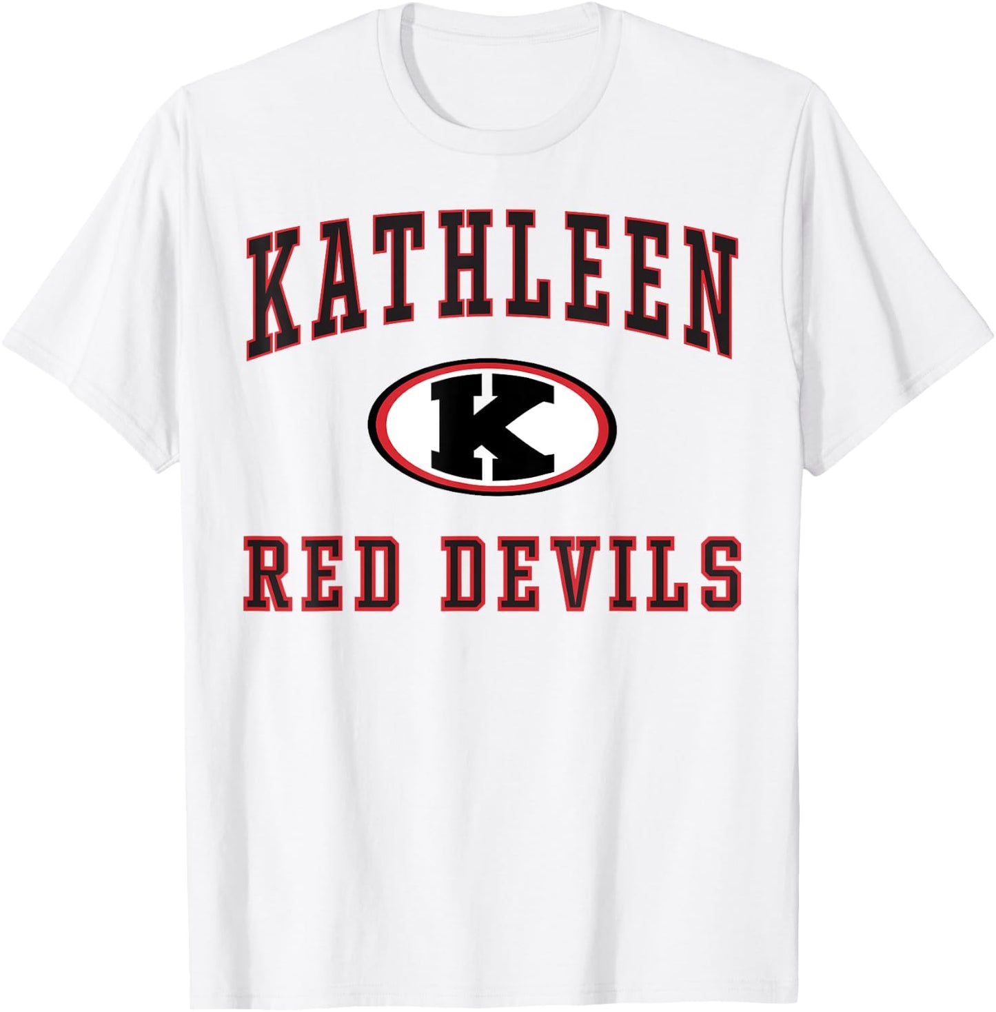 Kathleen High School Red Devils C1 T-Shirt - T-Shirt | White