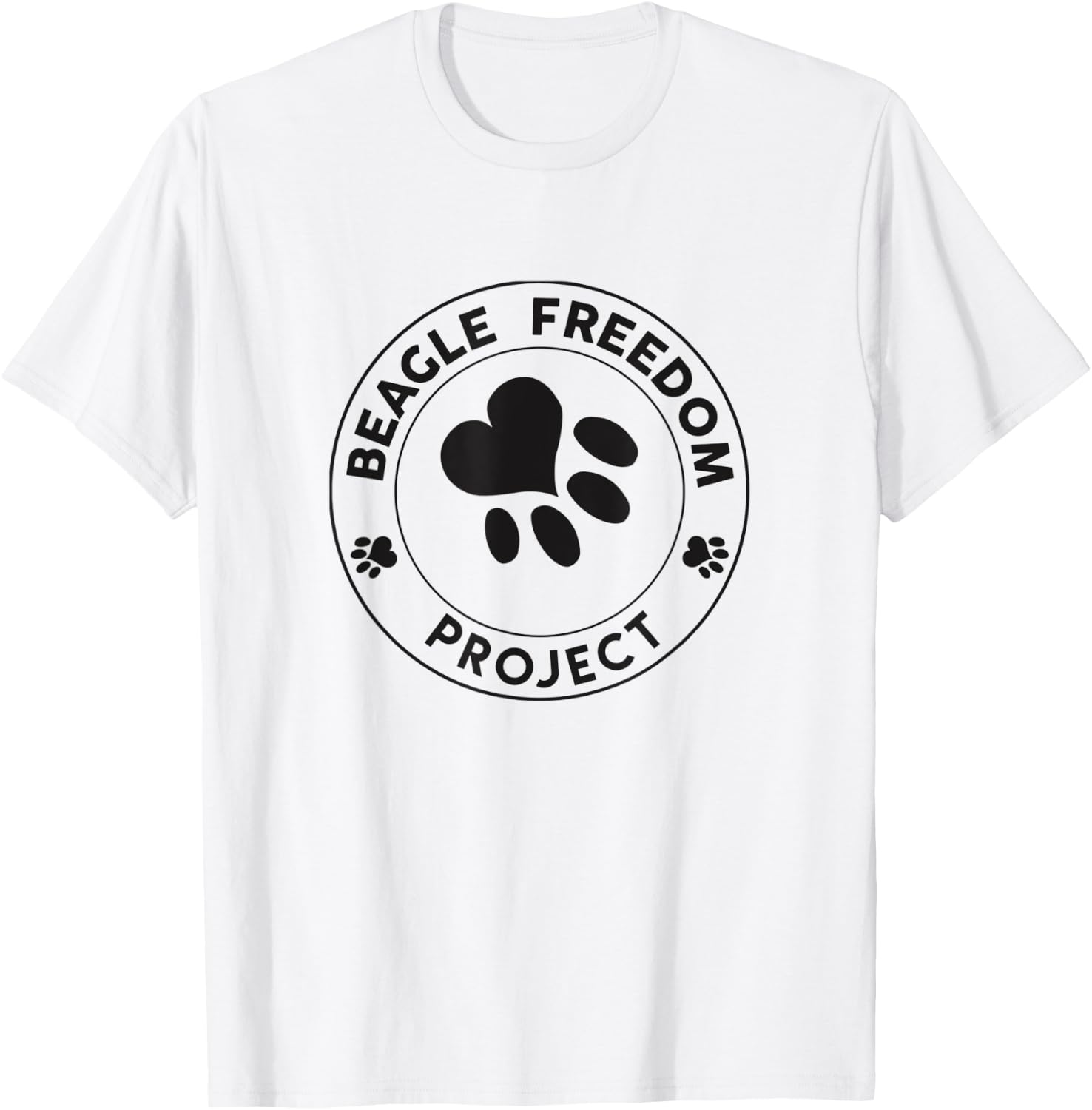 Beagle Freedom Project- Rescue Dogs- Free the Beagles T-Shirt - T-Shirt | White