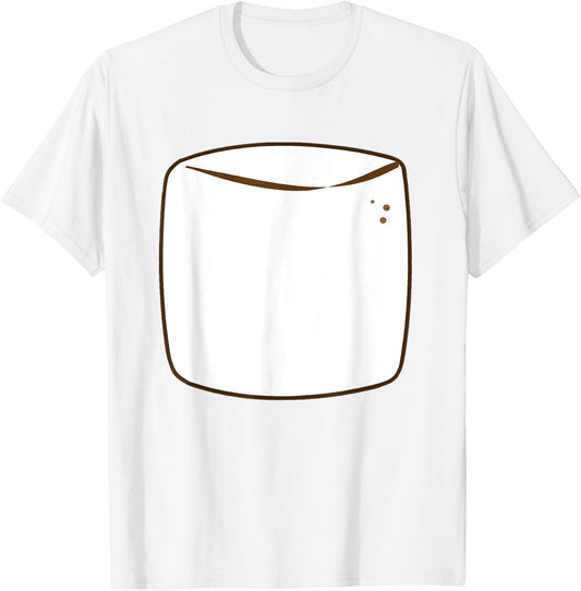 Marshmallow Group S'more Halloween Costume T-Shirt - T-Shirt | White