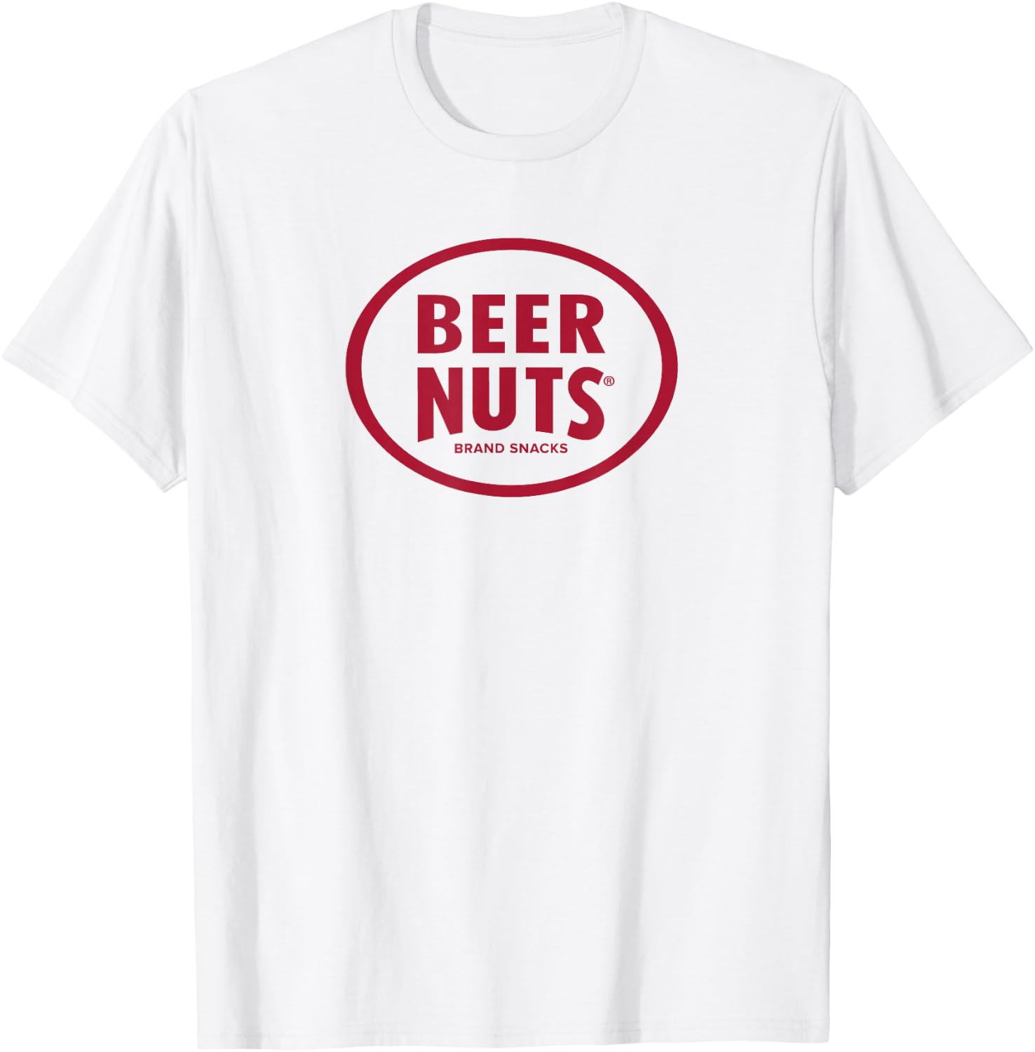 BEER NUTS | Classic Red Logo . Graphic gym T-Shirt - T-Shirt | White