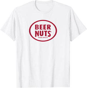 BEER NUTS | Classic Red Logo . Graphic gym T-Shirt - T-Shirt | White
