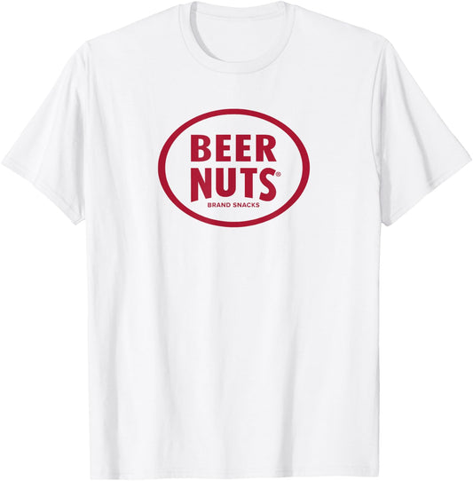 BEER NUTS | Classic Red Logo . Graphic gym T-Shirt - T-Shirt | White