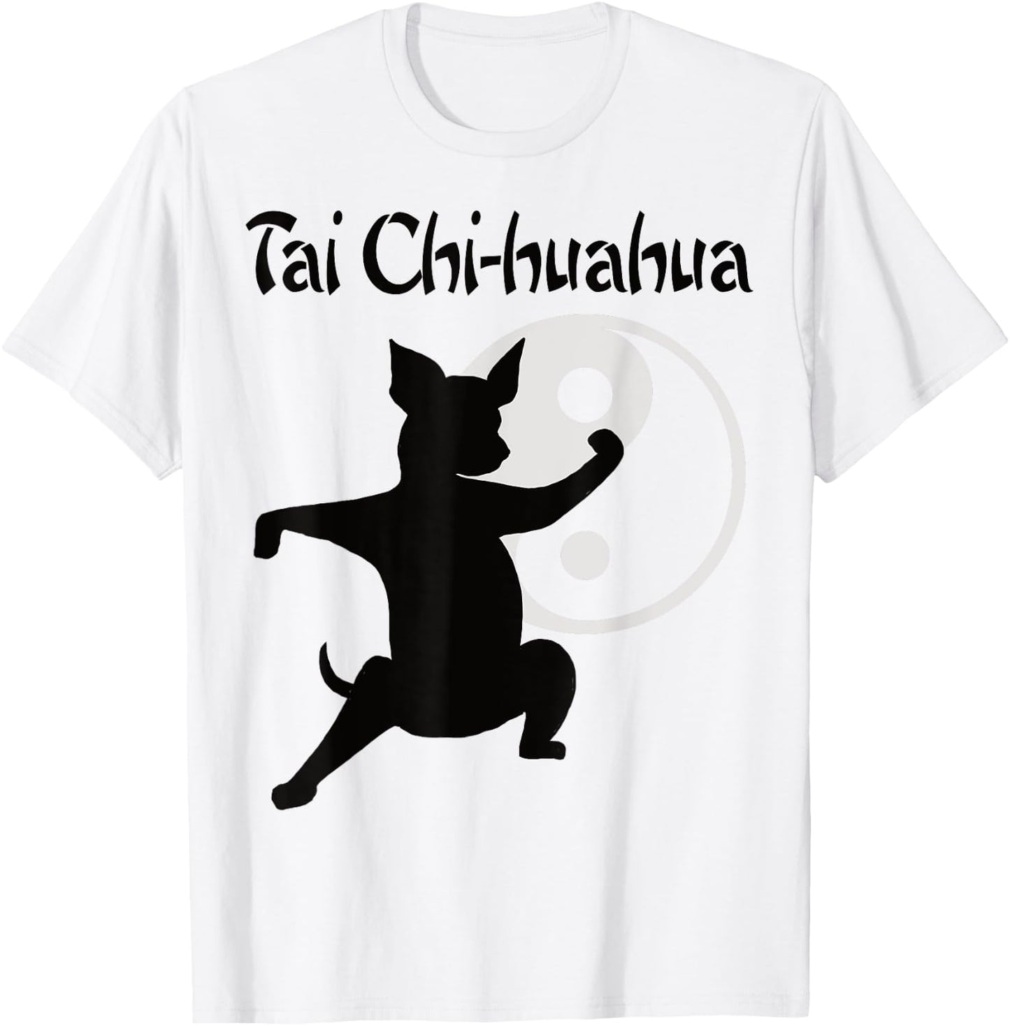 Chihuahua Animals Tai Chi Kung Fu T-Shirt - T-Shirt | White