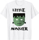 Halloween Little Monsters Frankenstein Kids T Shirt Spooky T-Shirt - T-Shirt | White