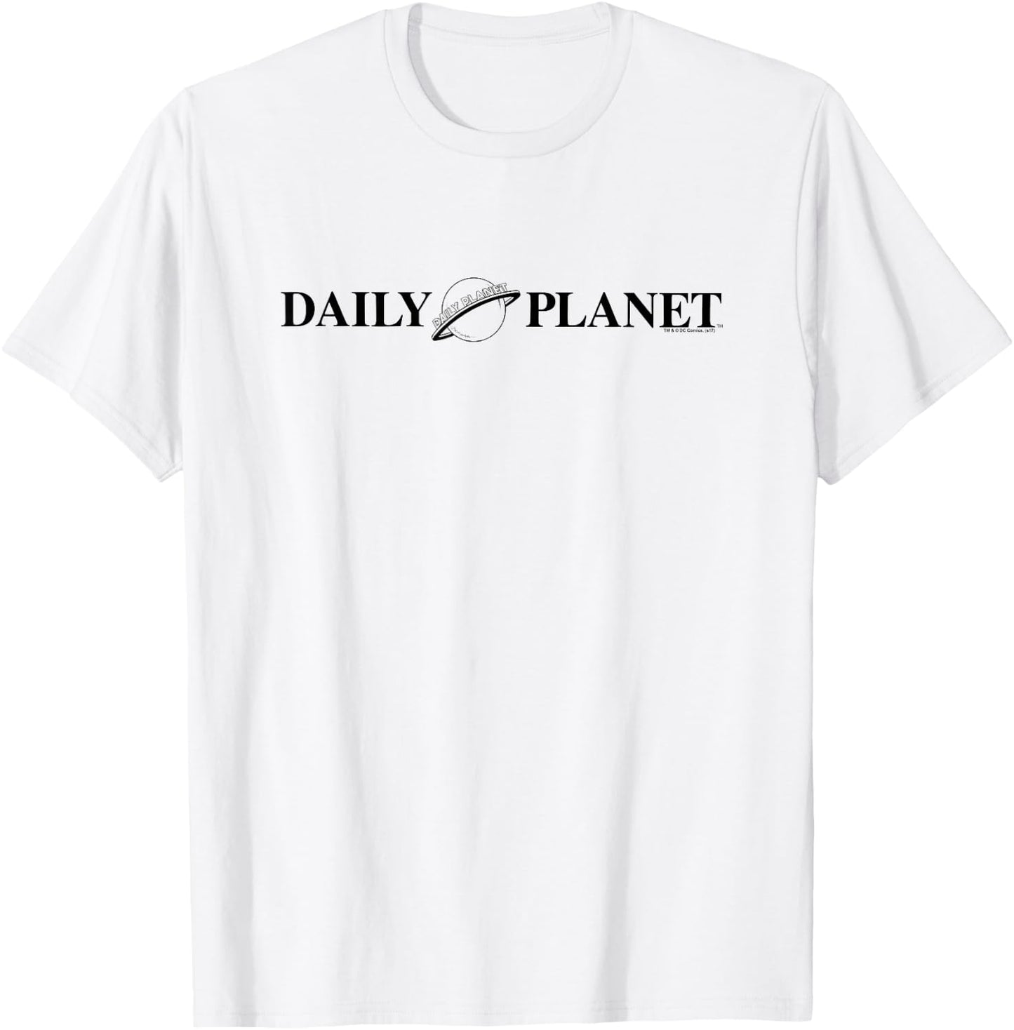 Superman Daily Planet Logo T-Shirt - T-Shirt | White