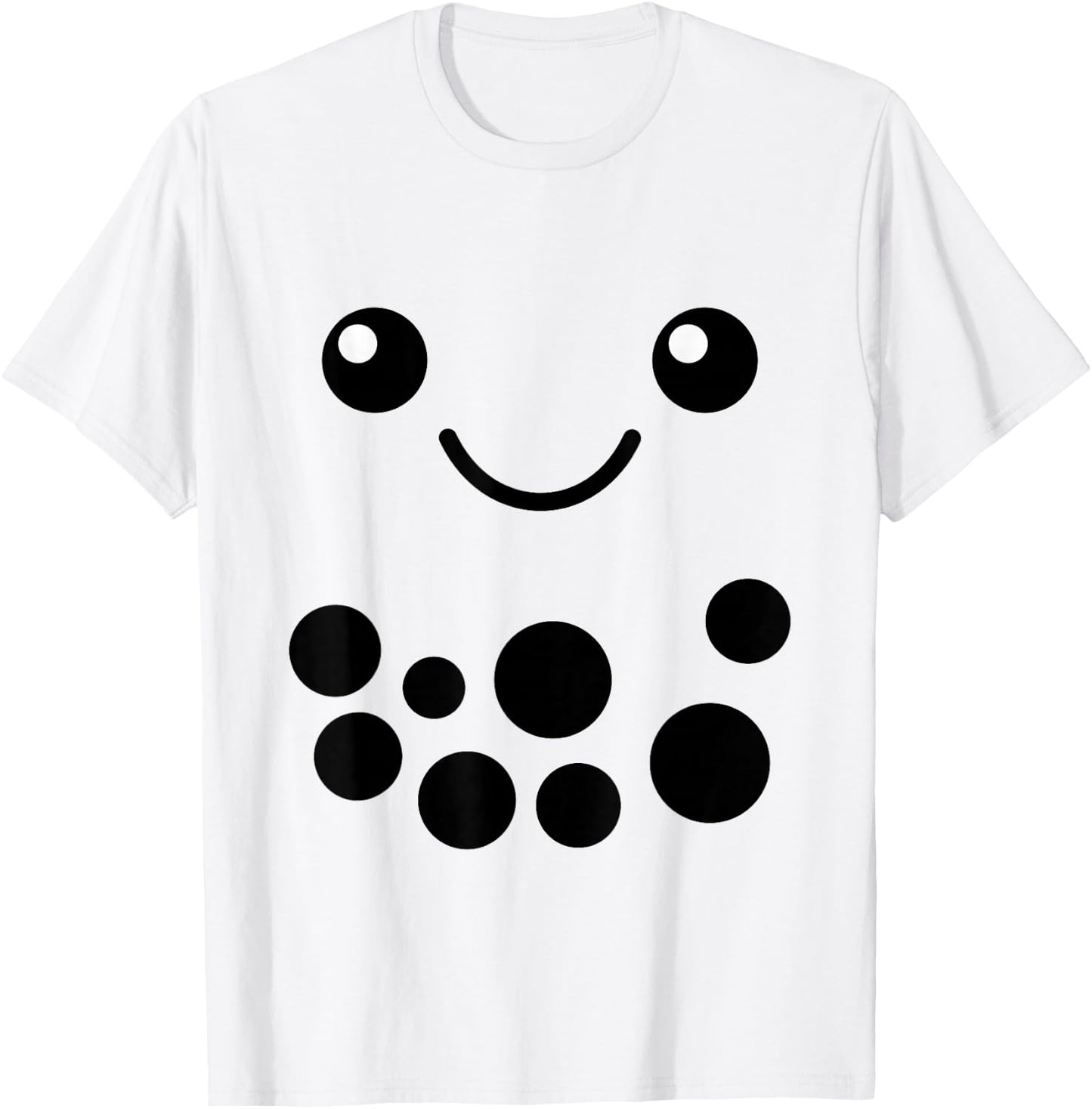 Blueberry Milk Bubble Tea Costume Boba Tea Halloween Costume T-Shirt - T-Shirt | White