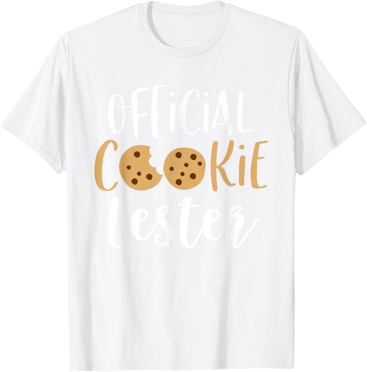 Official Cookie Tester Shirt Funny Family Christmas Pajamas T-Shirt - T-Shirt | White