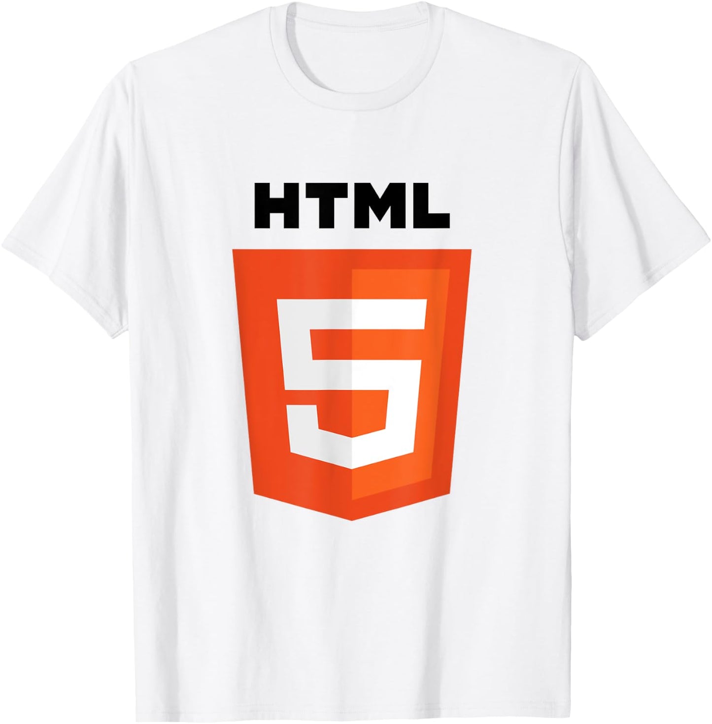 Silicon Valley HTML5 Logo - Computer Coding Swag T-Shirt - T-Shirt | White