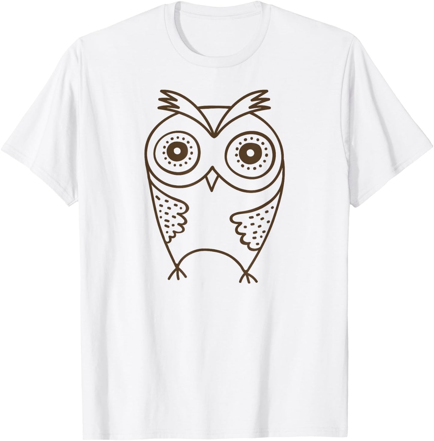 Owl , Cute Owl Gifts for Birthday T-Shirt - T-Shirt | White