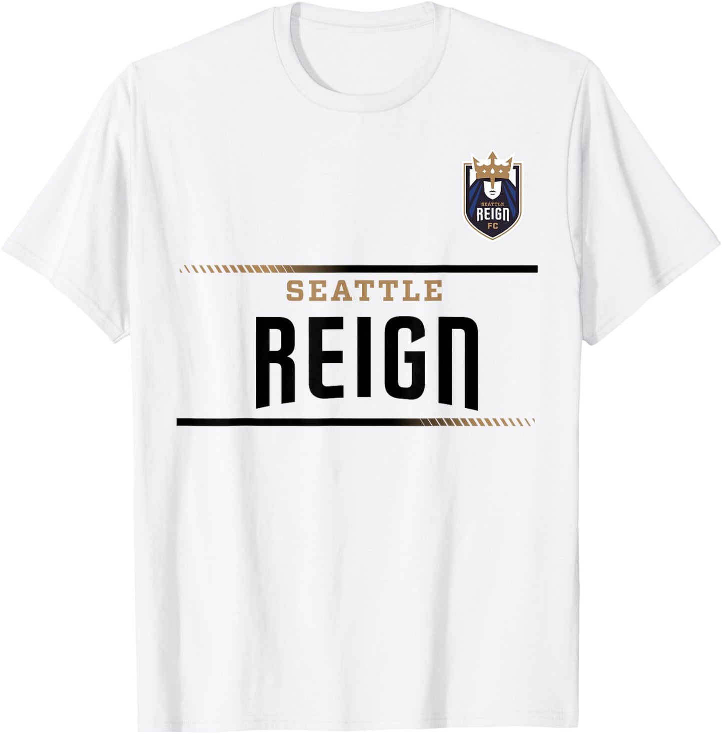 Officially Licensed Seattle Reign Soccer NWSL Apparel T-Shirt - T-Shirt | White