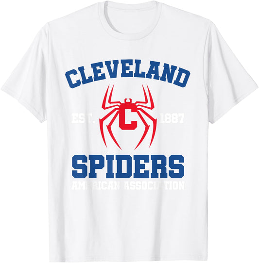Cleveland Spiders Shirt Baseball Fan T-Shirt - T-Shirt | White