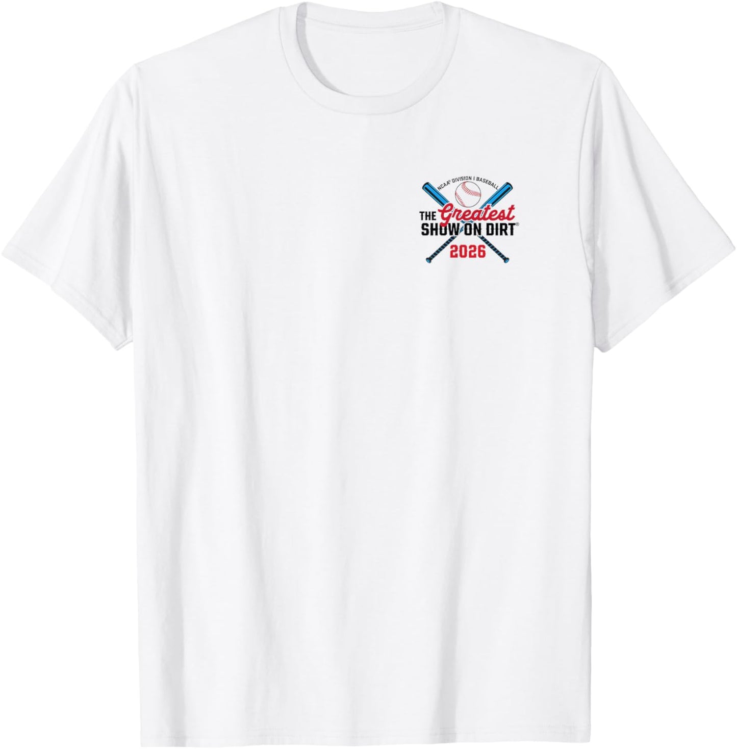 College World Series 2026 64-Team Officially Licensed T-Shirt - T-Shirt | White