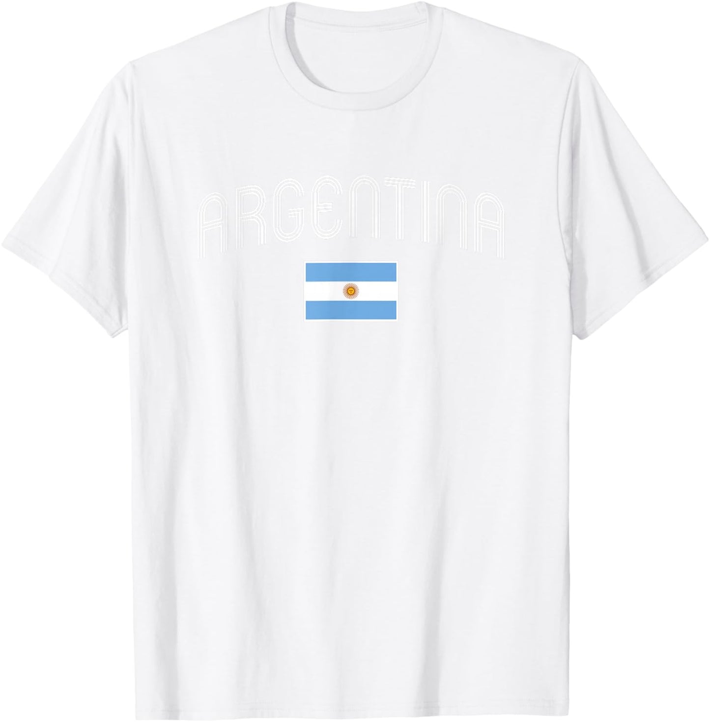 Argentina Flag Argentinian Sun Sol de Mayo Vintage Throwback T-Shirt - T-Shirt | White