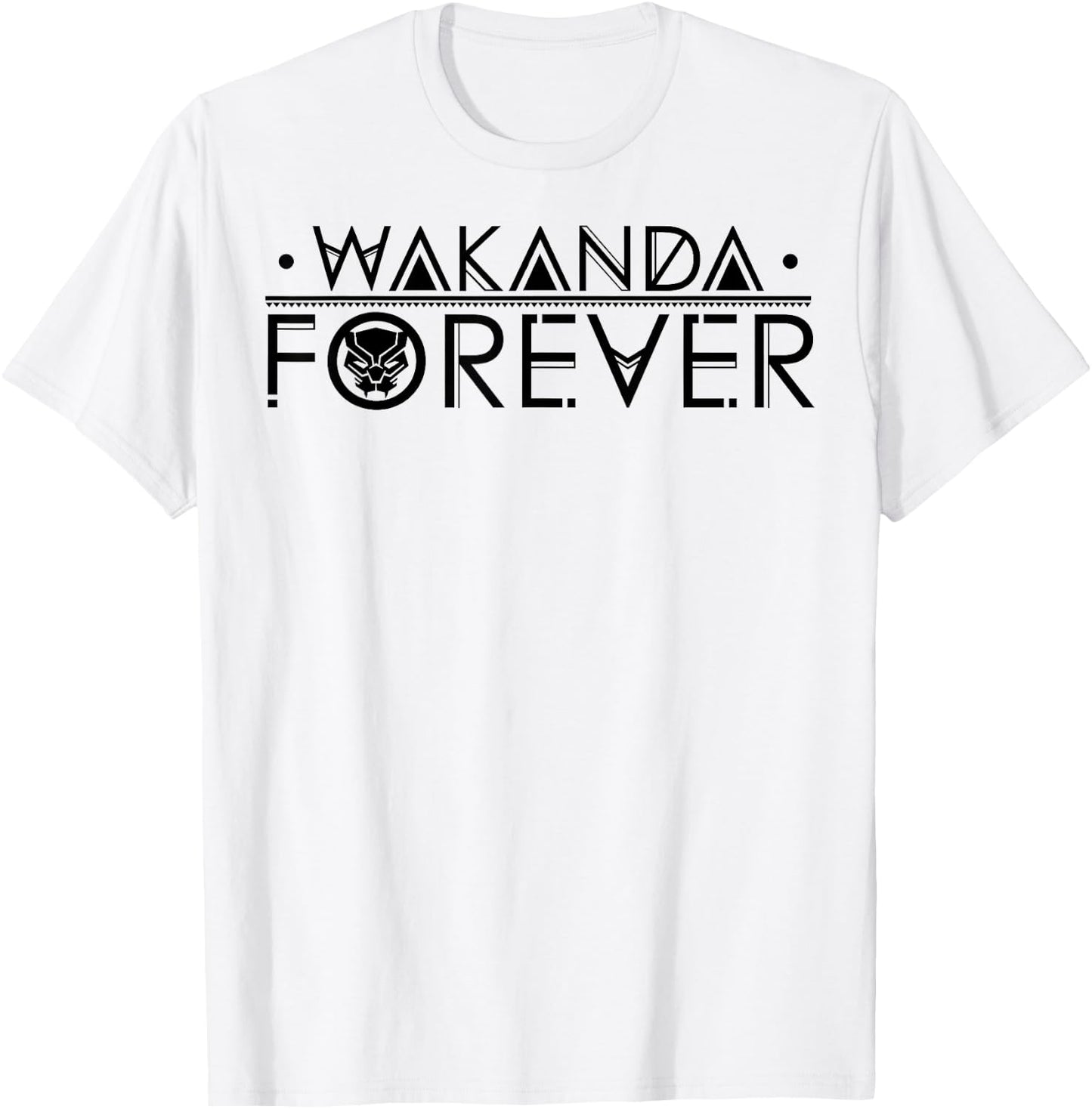 Marvel Black Panther Wakanda Forever Chest Graphic T-Shirt - T-Shirt | White