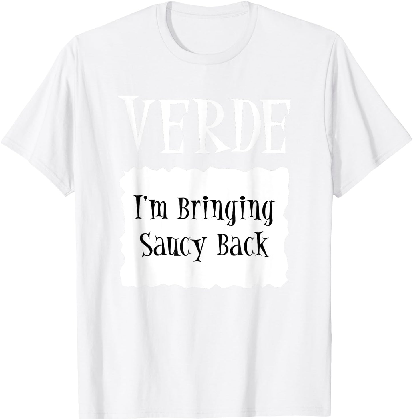 VERDE - Hot Packet Halloween Taco Costume T-Shirt - T-Shirt | White