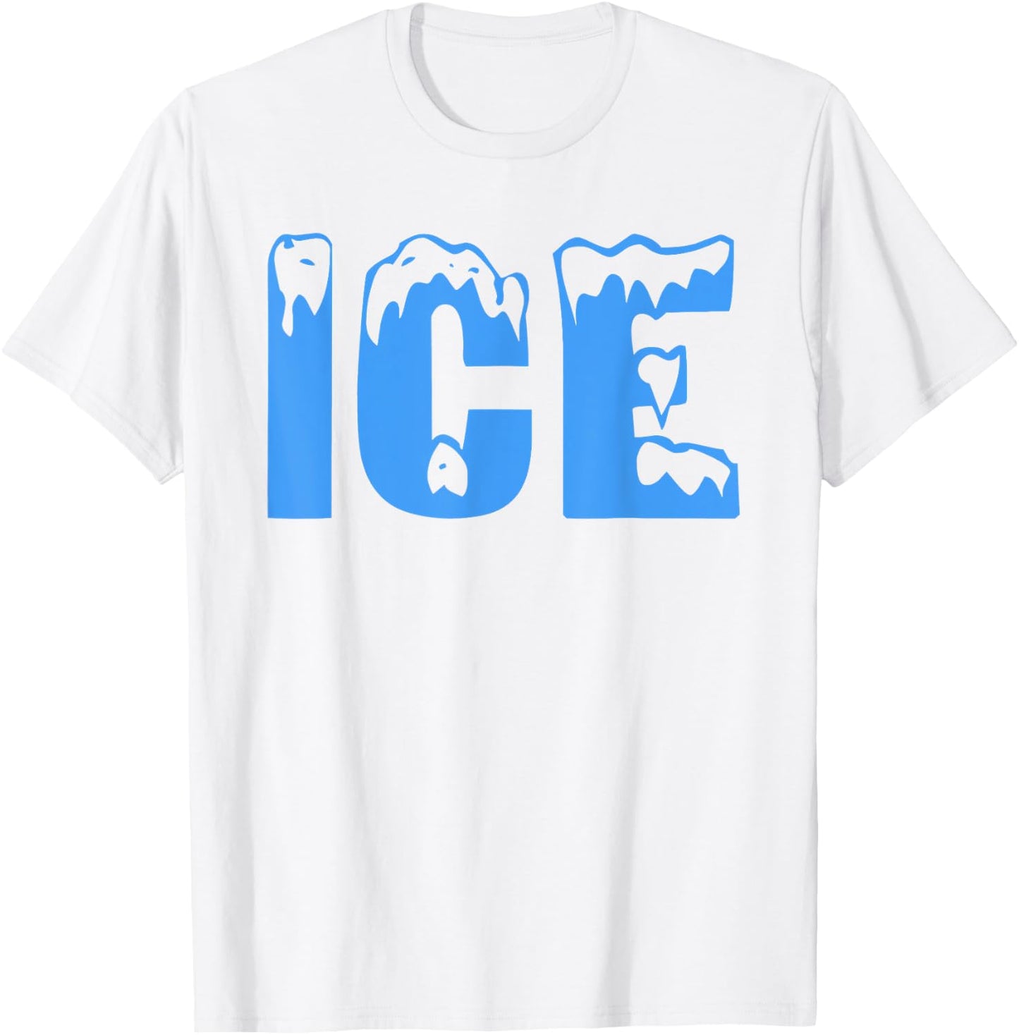 Ice Ice and Baby Family Funny Halloween Costume Couples T-Shirt - T-Shirt | White