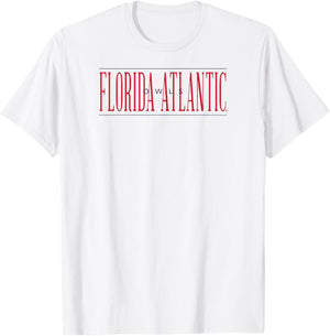 Florida Atlantic Owls Psychic Gray Officially Licensed T-Shirt - T-Shirt | White